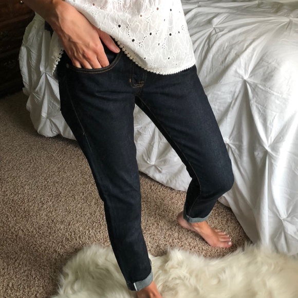 Gap Selvage Straight Button Fly Denim Jeans - Picture 4 of 6